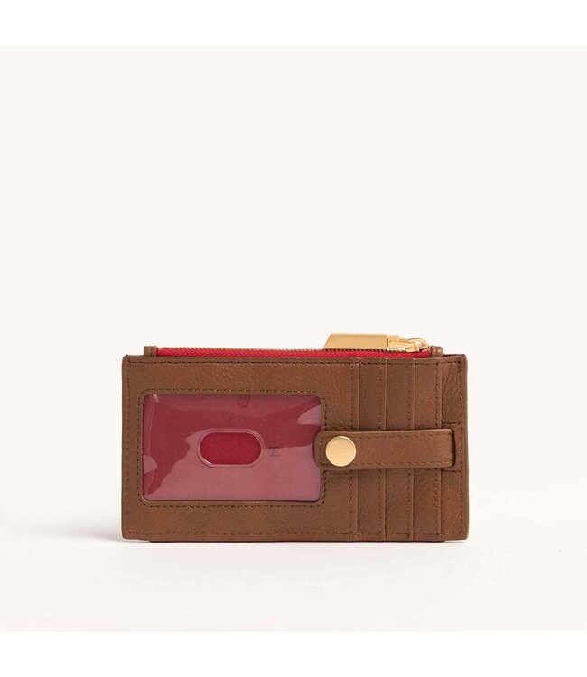 210 West-Mahogany Pebble-BG Red Zip