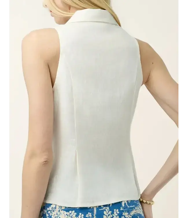 Seleah Linen Top