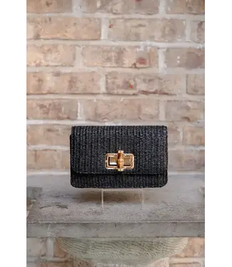 LISI LERCH LILLY BLACK  CLUTCH