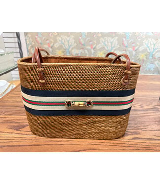 LISI LERCH CHARLOTTE LARGE- BLACK/SAND LAYER BAND W/TOGGLE