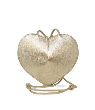 GF0990 GERNUINE ITALIAN LEATHER CROSSBODY HEART