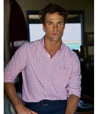 Southern Tide M LS Coastal Breeze Maravilla Sportshirt