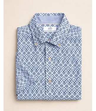 Southern Tide M SS Marine Mirage Sportshirt