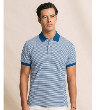 Southern Tide M SS SJ Stripe Polo