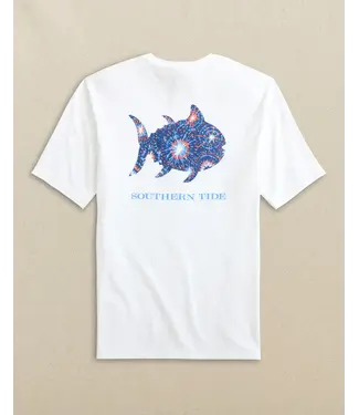 Southern Tide M SS SJ Fireworks Tee