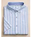 M SS Linen/Rayon Seamark Stripe Sportshirt