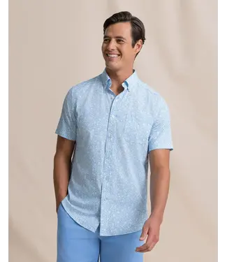 Southern Tide M SS CB Garden Blooms Sportshirt