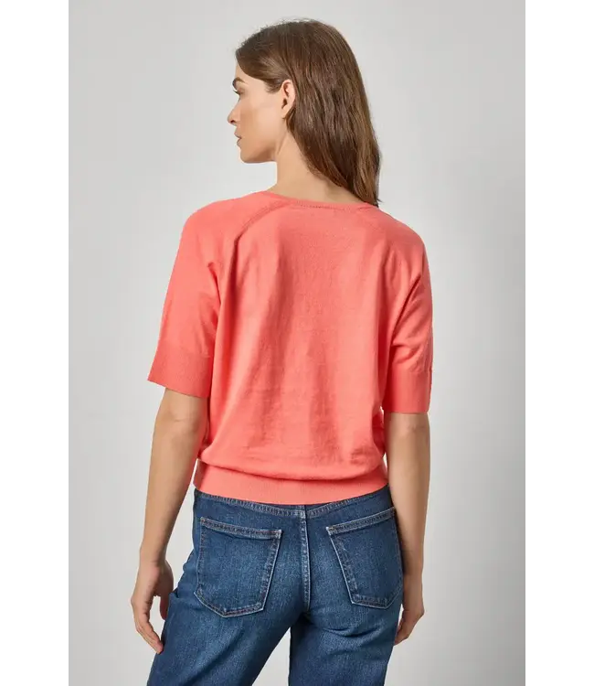 V-Neck Saddle Sleeve Sweater