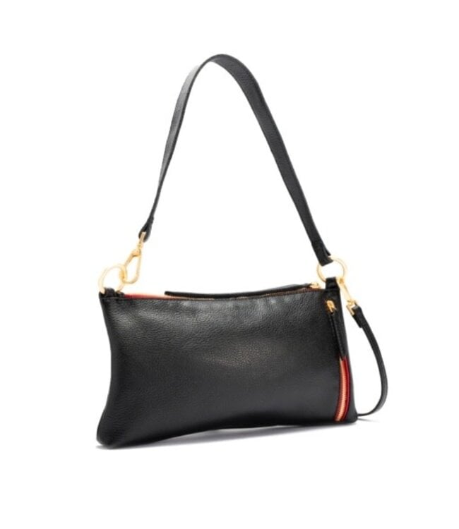 kyle black/brushed gold red zip NA