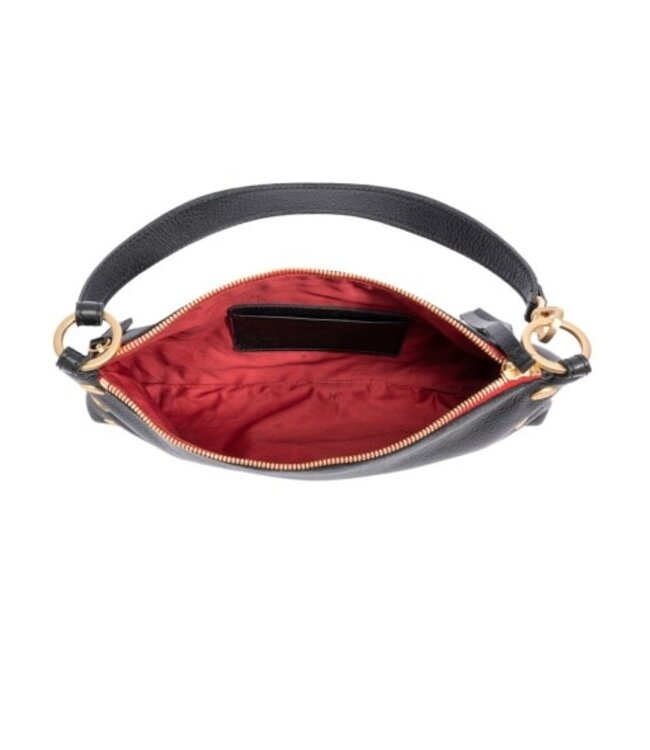 kyle black/brushed gold red zip NA