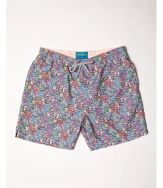 Michael's / Balloon Boy MEN'S CYCLIST LINER SWIM - ABSTRACT FISH
