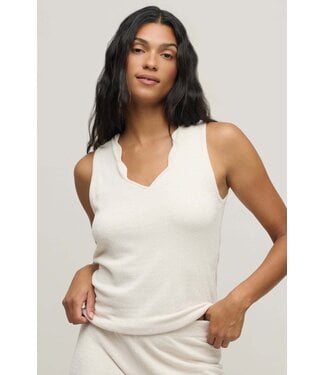 Barefoot Dreams CCUL Scallop V-Neck Tank