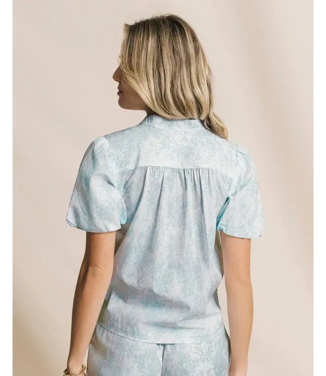 W Cassia Bubble Sleeve Top