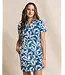 W Kamryn Printed Perf Dress
