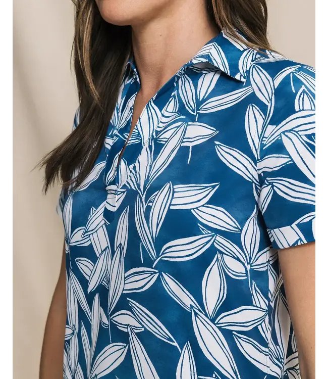W Kamryn Printed Perf Dress