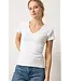 SHORT SLEEVE V NECK TEE