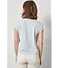 CUFFED SLEEVE V-NECK