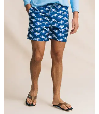 Southern Tide M Feeling Fintastic Maritime Swimtrunk