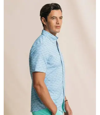 Southern Tide M SS Coastal Breeze Ocean Echo Sportshirt