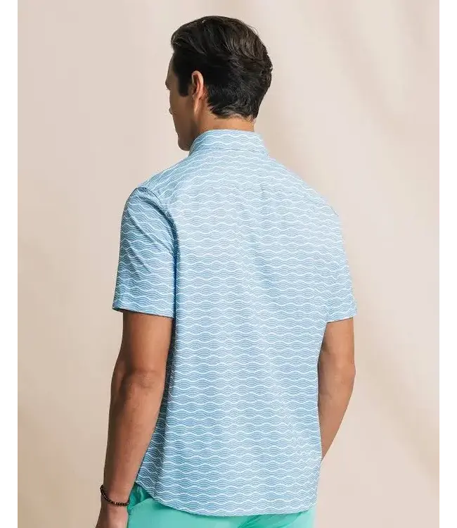 M SS Coastal Breeze Ocean Echo Sportshirt