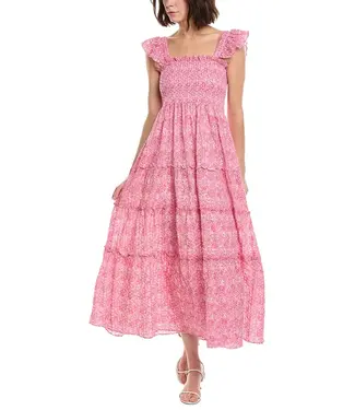 Sail to Sable SMOCKED MIDI