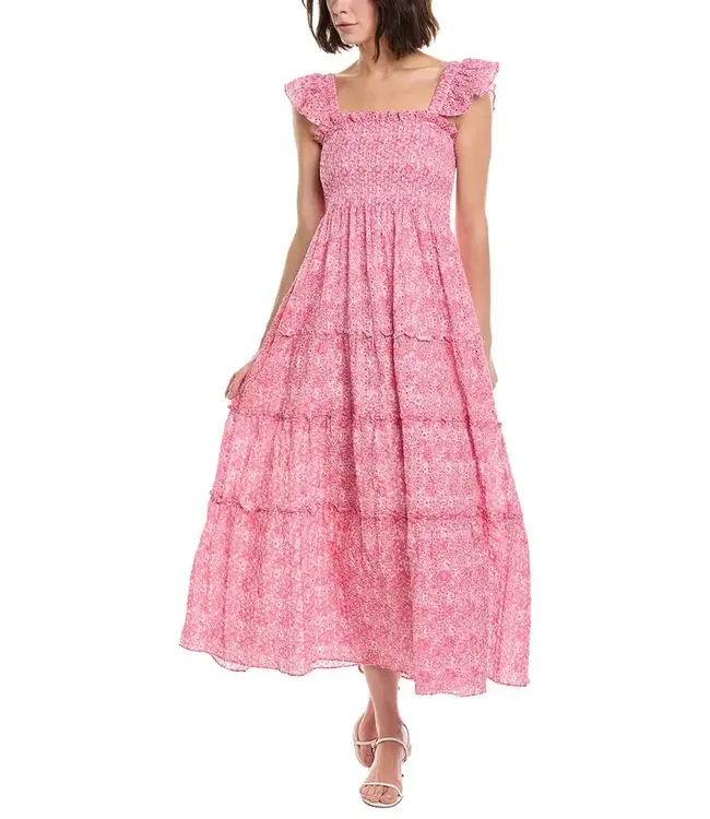 SMOCKED MIDI