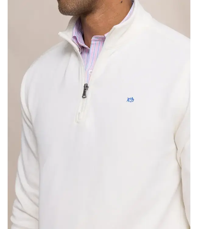 M LS Sandy Cove Pique Quarter Zip