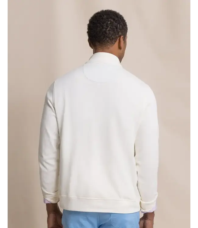 M LS Sandy Cove Pique Quarter Zip