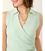 Edeline Sleeveless Wrap Top
