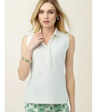 Spartina Wendy Ruffle Pique Tank