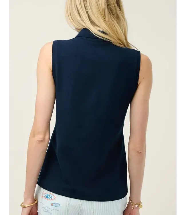 Wendy Ruffle Pique Tank