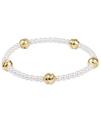 enewton Admire Small Gold 3mm Pearl Bracelet