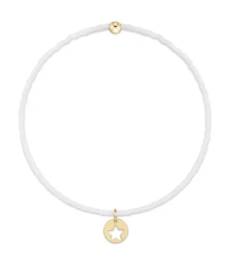 enewton Hope Classic Bracelet - White - Star Small Gold Disc