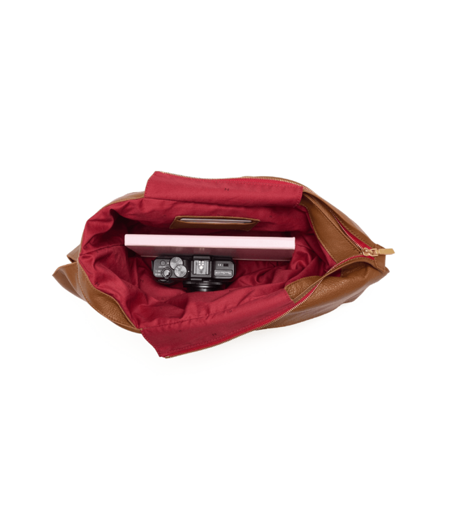 Tom Zip-Mahogany Pebble