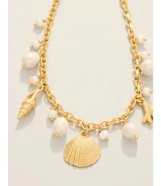Spartina Seashore Petite Necklace 17" Pearl