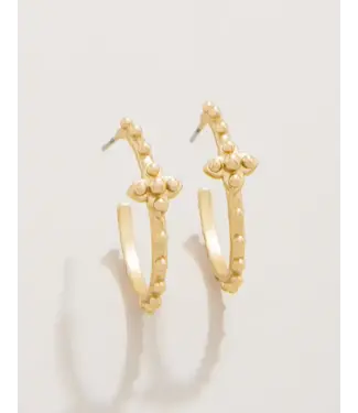 Spartina Richmond Hill Hoop Earrings 25mm Gold