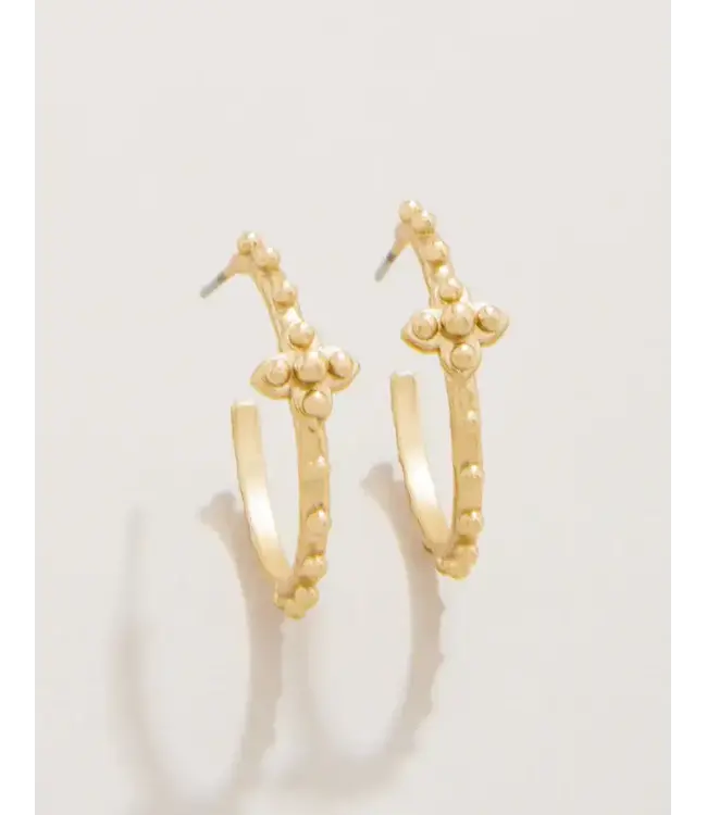 Richmond Hill Hoop Earrings 25mm Gold