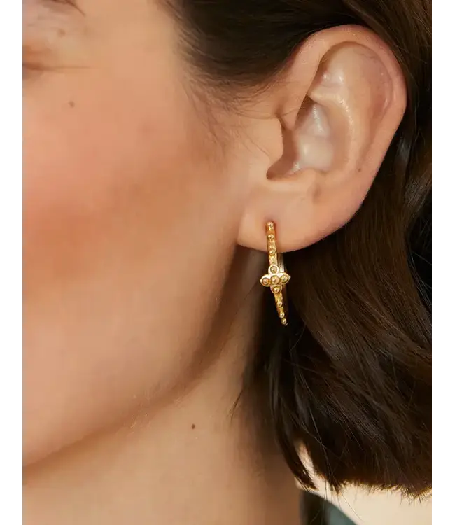 Richmond Hill Hoop Earrings 25mm Gold