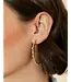 Bristol Hoop Earrings 45mm White Opal