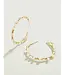 Swell Hoop Earrings Pearl
