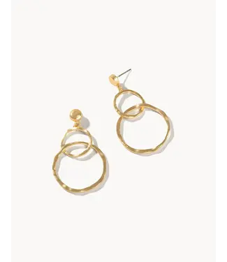 Spartina Ring Toss Earrings Gold