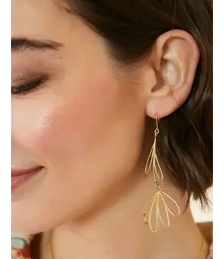 Spartina Dippy Daisy Earrings Gold