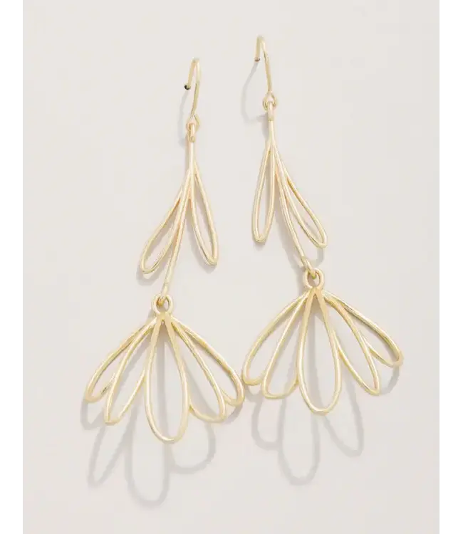 Dippy Daisy Earrings Gold