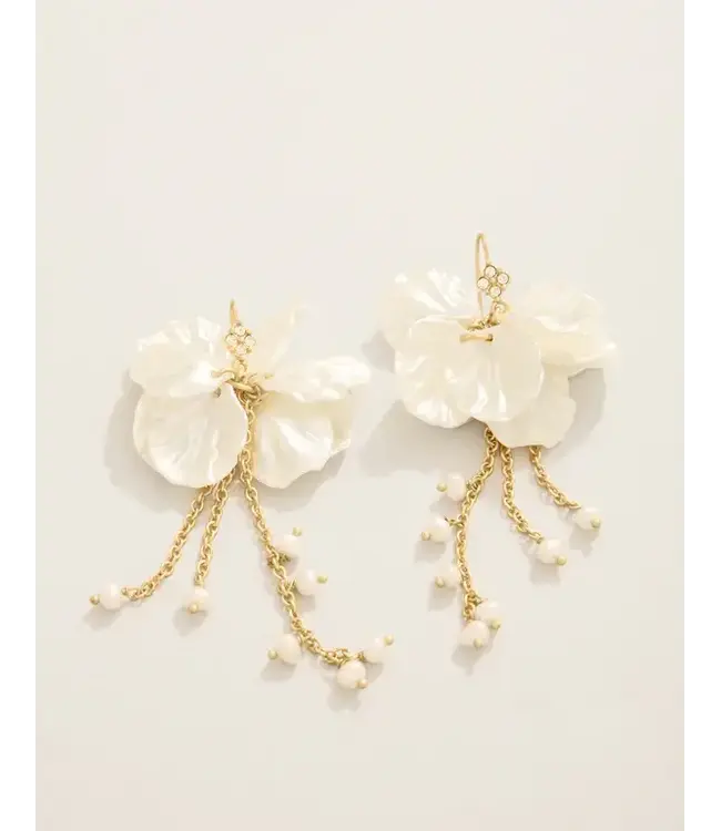 Corolla Dangle Earrings Pear