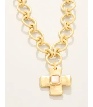 Spartina Affirmation Necklace 18" Mother-of-Pearl