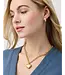 Anastasia Heart Necklace 18" Gold