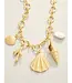 Beachcomber Toggle Necklace 18" Gold