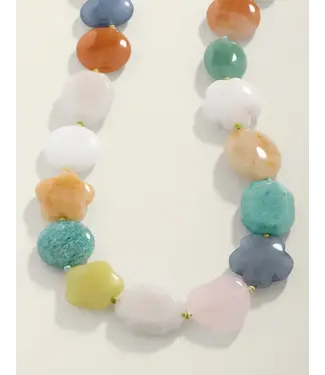 Spartina Flagler Stone Necklace 18" Multi