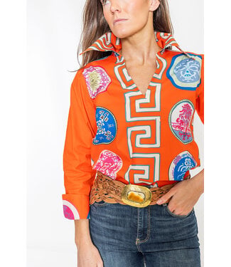 HOUSE of MBR Greek Revival Lana Relaxed Shirt