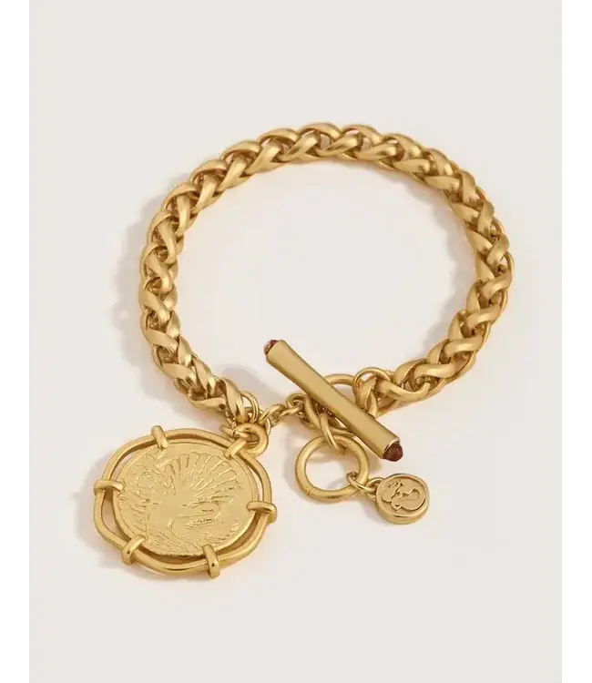 Aphrodite Toggle Bracelet Gold OS